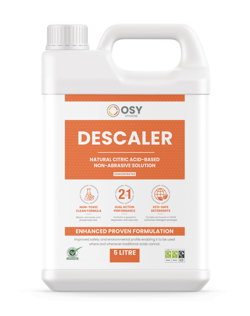 OSY Hygiene Descaler concentrate – citric acid based surface descaling solution